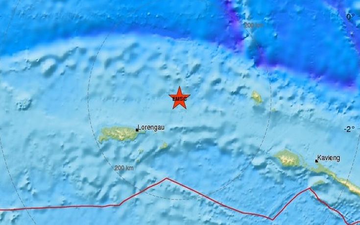 Σεισμός 6,6 Ρίχτερ στην Παπούα Νέα Γουινέα