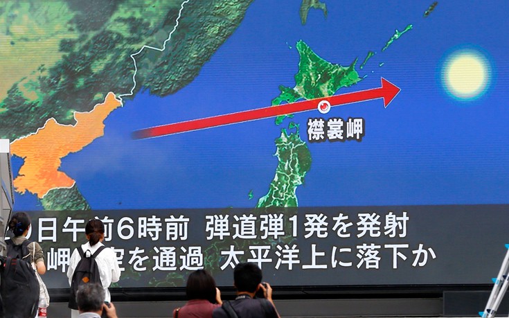 Βαλλιστικό πύραυλο μέσου βεληνεκούς εκτόξευσε η Βόρεια Κορέα