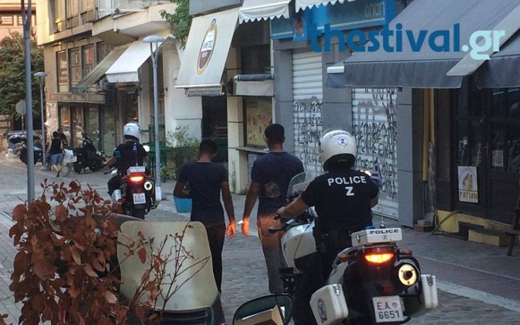 Συμπλοκή με τραυματίες στο κέντρο της Θεσσαλονίκης