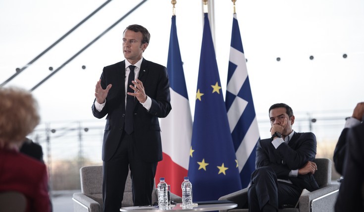 Μακρόν: Ήμασταν, είμαστε και θα είμαστε εδώ