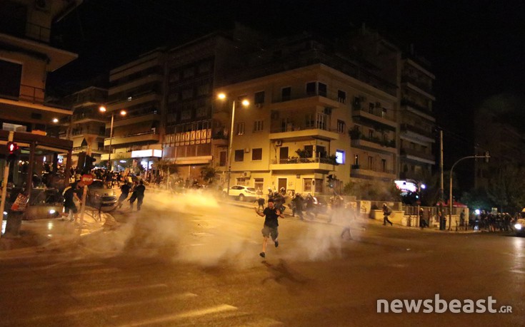 Από τη Μεσογείων στην Πανόρμου τα επεισόδια