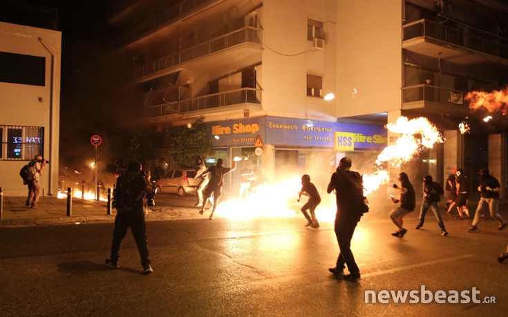 Εκτεταμένα επεισόδια στη Μεσογείων