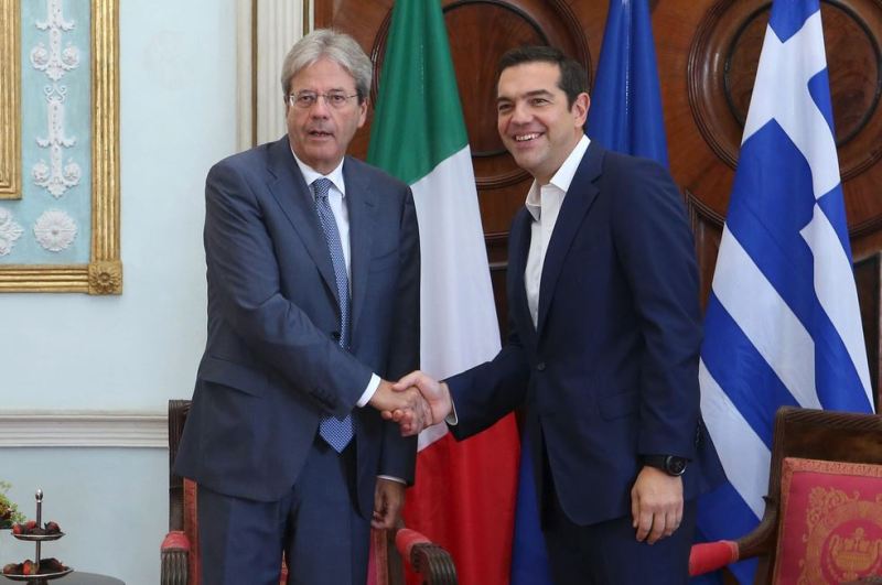 Συνάντηση Τσίπρα με τον Ιταλό πρωθυπουργό στην Κέρκυρα