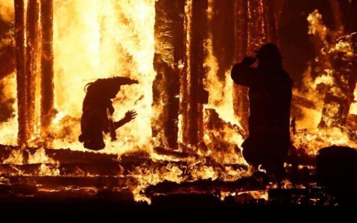 Άνδρας κάηκε ζωντανός σε φεστιβάλ στη Νεβάδα