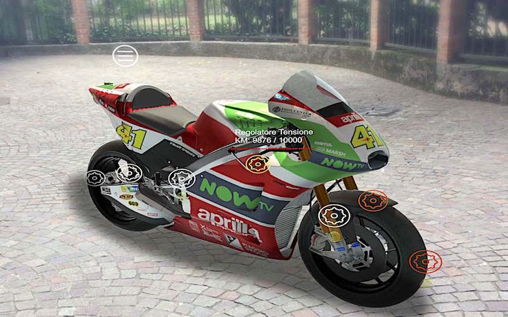 Η Aprilia Racing υιοθετεί την τεχνολογία Επαυξημένης Πραγματικότητας