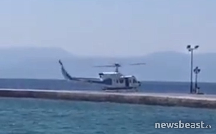 Αεροδιακομιδή 22χρονου ψαροντουφεκά από την Αίγινα στο Τζάνειο