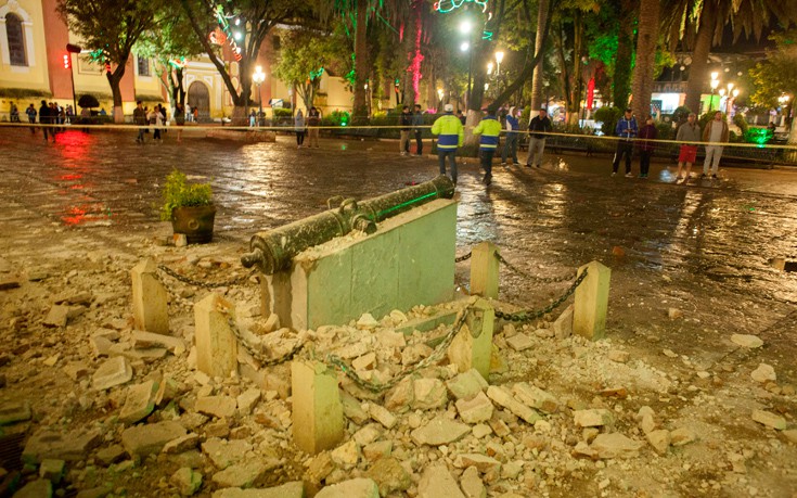 Σε τουλάχιστον 58 ανέρχονται οι νεκροί από τον σεισμό στο Μεξικό
