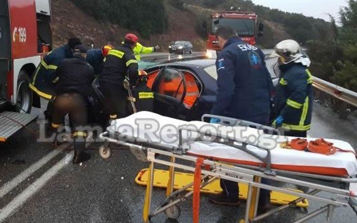 Τροχαίο με δυο τραυματίες στη Φθιώτιδα