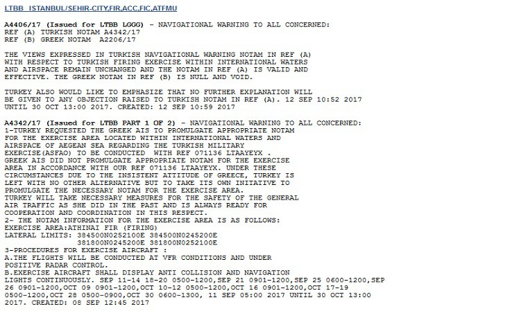 notam kentriko aigaio