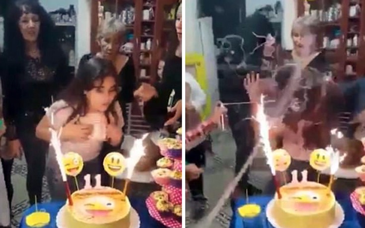 Κορίτσι στάθηκε μπροστά στη τούρτα γενεθλίων της και η κατάληξη ήταν… εκρηκτική