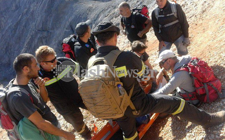 Γυναίκα τραυματίστηκε, κάνοντας πεζοπορία στην Κρήτη