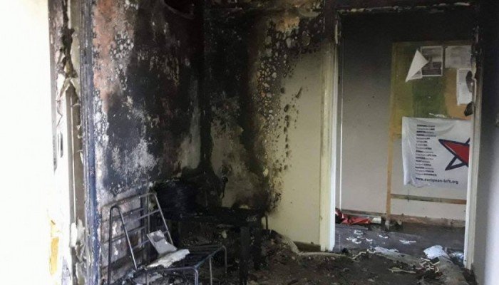 Συνελήφθη ο εμπρηστής των γραφείων του ΣΥΡΙΖΑ στο Ρέθυμνο