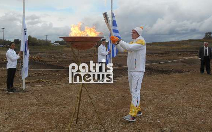 Υποδέχτηκε την Ολυμπιακή Φλόγα η Αρχαία Ήλιδα