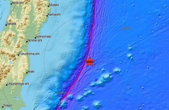 Σεισμός 6,3 Ρίχτερ ανοιχτά της Ιαπωνίας
