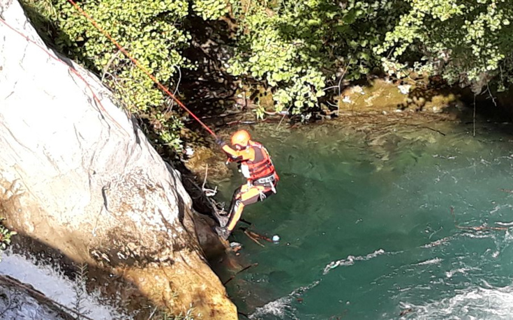 Εντυπωσιακή επιχείρηση διάσωσης σε φαράγγι του Γοργοπόταμου