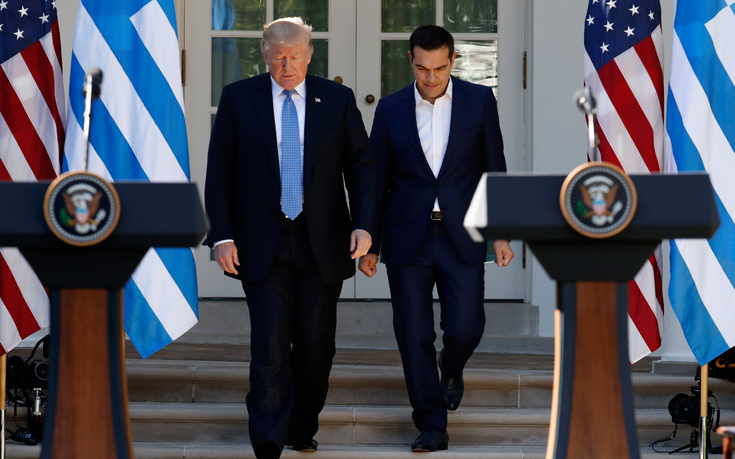 Τραμπ: Ενθάρρυνα τον Τσίπρα να συνεχίσει τις μεταρρυθμίσεις