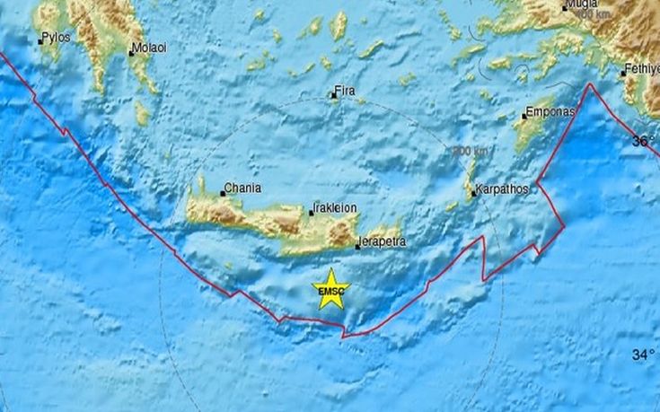 Σεισμός 4,3 Ρίχτερ στην Κρήτη