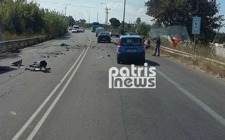 Τροχαίο δυστύχημα στην Πατρών – Πύργου, νεκρός ένας δικυκλιστής