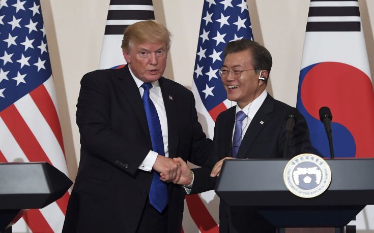 Συνάντηση Τραμπ με τον Νοτιοκορεάτη πρόεδρο τις επόμενες ημέρες