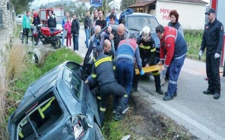 Σοβαρός τραυματισμός 42χρονου σε τροχαίο στα Καμένα Βούρλα