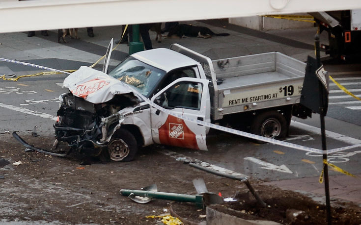 Θάνατο και τρόμο σκόρπισε το τρομοκρατικό χτύπημα με φορτηγάκι στο Μανχάταν