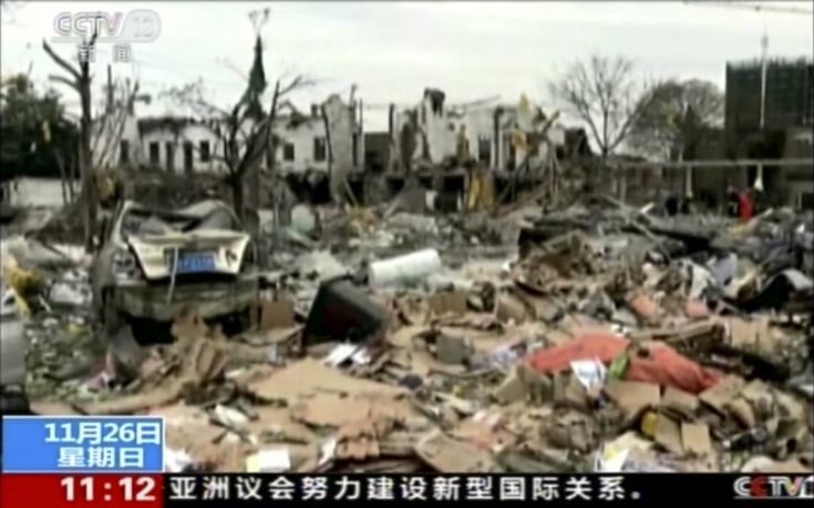 Τουλάχιστον δύο νεκροί και δεκάδες τραυματίες από την έκρηξη στην Κίνα