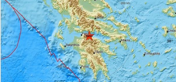 Σεισμός 3,2 Ρίχτερ στην Πάτρα