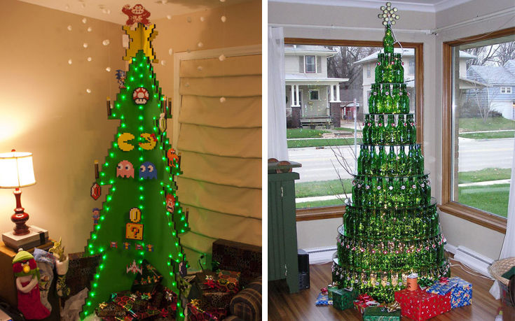 Πρωτότυπα χριστουγεννιάτικα δέντρα για να κάνετε τη διαφορά