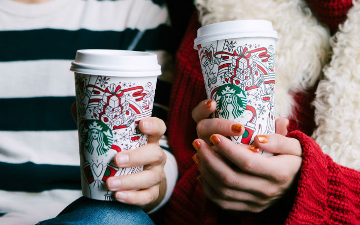 Διαδώστε τη χαρά των Χριστουγέννων με τη βοήθεια των Starbucks