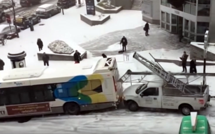 Χιονισμένοι δρόμοι, καταστροφικά αποτελέσματα