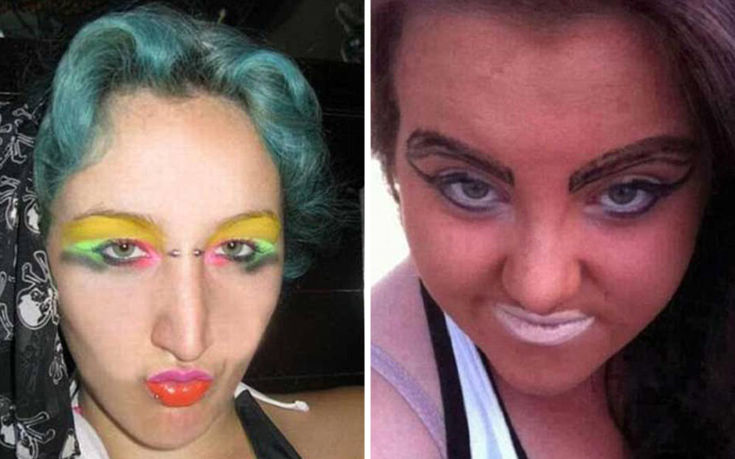 Όταν το μακιγιάζ έχει τρομακτικά αποτελέσματα