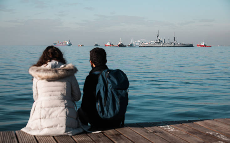 Η Θεσσαλονίκη αποχαιρέτησε το θωρηκτό Αβέρωφ