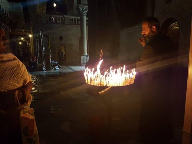 Κατάνυξη στον εορτασμό των Χριστουγέννων στην Ιερουσαλήμ