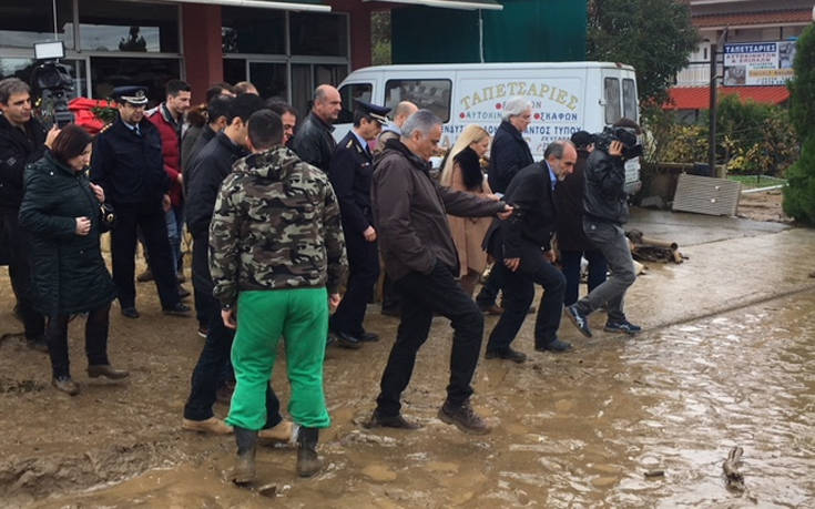 Στην πληγείσα από την κακοκαιρία Αιτωλοακαρνανία ο Πάνος Σκουρλέτης