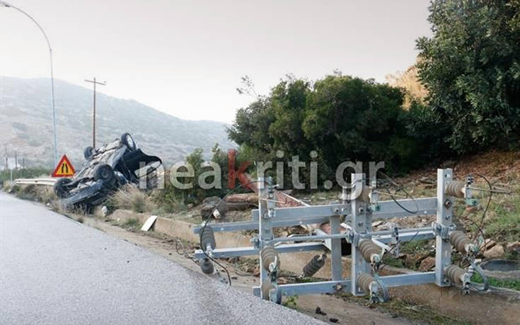Σκοτώθηκε 26χρονη σε τροχαίο δυστύχημα στην Κρήτη