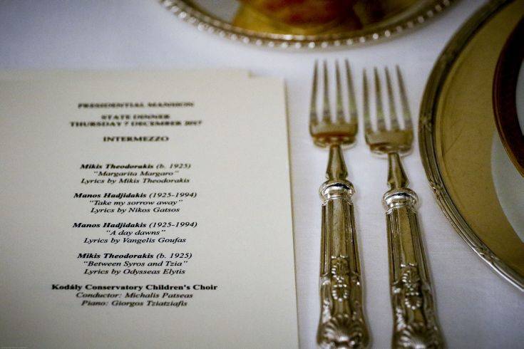 Åðßóçìï äåßðíï áðü ôïí Ðñüåäñï ôçò Äçìïêñáôßáò, Ðñïêüðç Ðáõëüðïõëï óôïí Ôïýñêï ïìüëïãü ôïõ ÑåôæÝð Ôáãßð ÅñíôïãÜí ôçí Ðåìðôç 7 Äåêåìâñßïõ 2017, óôï Ðñïåäñéêü ÌÝãáñï. (EUROKINISSI/ÃÉÙÑÃÏÓ ÊÏÍÔÁÑÉÍÇÓ) Åðßóçìï äåßðíï áðü ôïí Ðñüåäñï ôçò Äçìïêñáôßáò, Ðñïêüðç Ðáõëüðïõëï óôïí Ôïýñêï ïìüëïãü ôïõ ÑåôæÝð Ôáãßð ÅñíôïãÜí ôçí Ðåìðôç 7 Äåêåìâñßïõ 2017, óôï Ðñïåäñéêü ÌÝãáñï. (EUROKINISSI/ÃÉÙÑÃÏÓ ÊÏÍÔÁÑÉÍÇÓ)