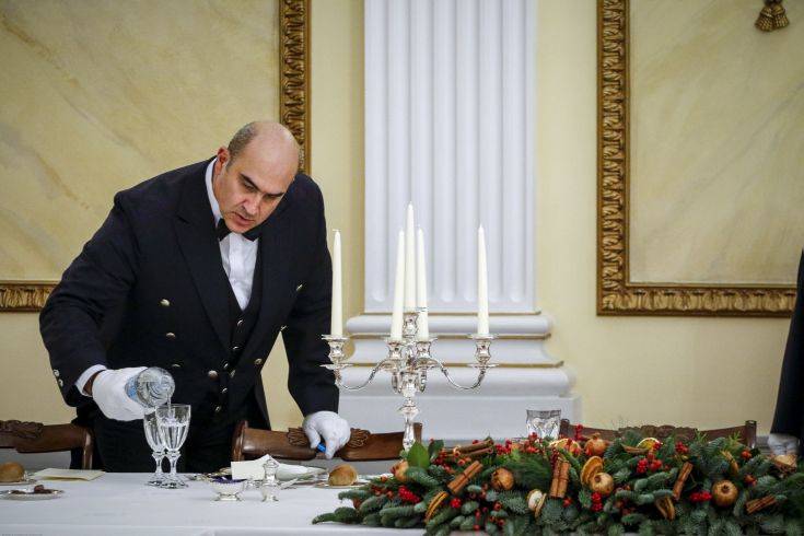 Åðßóçìï äåßðíï áðü ôïí Ðñüåäñï ôçò Äçìïêñáôßáò, Ðñïêüðç Ðáõëüðïõëï óôïí Ôïýñêï ïìüëïãü ôïõ ÑåôæÝð Ôáãßð ÅñíôïãÜí ôçí Ðåìðôç 7 Äåêåìâñßïõ 2017, óôï Ðñïåäñéêü ÌÝãáñï. (EUROKINISSI/ÃÉÙÑÃÏÓ ÊÏÍÔÁÑÉÍÇÓ) Åðßóçìï äåßðíï áðü ôïí Ðñüåäñï ôçò Äçìïêñáôßáò, Ðñïêüðç Ðáõëüðïõëï óôïí Ôïýñêï ïìüëïãü ôïõ ÑåôæÝð Ôáãßð ÅñíôïãÜí ôçí Ðåìðôç 7 Äåêåìâñßïõ 2017, óôï Ðñïåäñéêü ÌÝãáñï. (EUROKINISSI/ÃÉÙÑÃÏÓ ÊÏÍÔÁÑÉÍÇÓ)