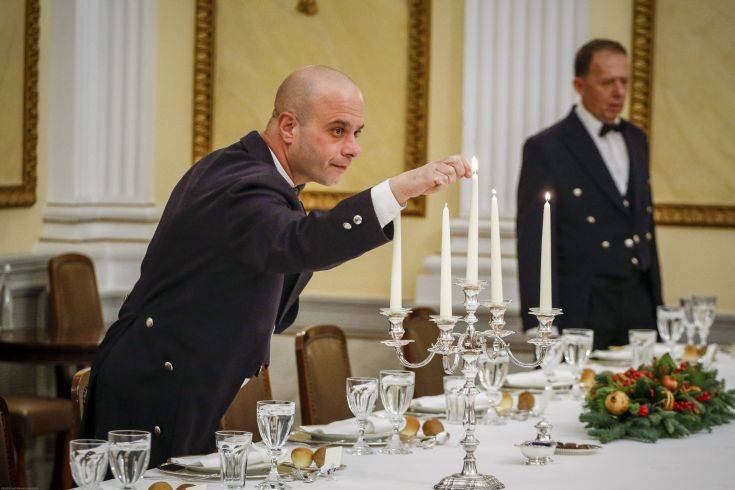 Åðßóçìï äåßðíï áðü ôïí Ðñüåäñï ôçò Äçìïêñáôßáò, Ðñïêüðç Ðáõëüðïõëï óôïí Ôïýñêï ïìüëïãü ôïõ ÑåôæÝð Ôáãßð ÅñíôïãÜí ôçí Ðåìðôç 7 Äåêåìâñßïõ 2017, óôï Ðñïåäñéêü ÌÝãáñï. (EUROKINISSI/ÃÉÙÑÃÏÓ ÊÏÍÔÁÑÉÍÇÓ) Åðßóçìï äåßðíï áðü ôïí Ðñüåäñï ôçò Äçìïêñáôßáò, Ðñïêüðç Ðáõëüðïõëï óôïí Ôïýñêï ïìüëïãü ôïõ ÑåôæÝð Ôáãßð ÅñíôïãÜí ôçí Ðåìðôç 7 Äåêåìâñßïõ 2017, óôï Ðñïåäñéêü ÌÝãáñï. (EUROKINISSI/ÃÉÙÑÃÏÓ ÊÏÍÔÁÑÉÍÇÓ)