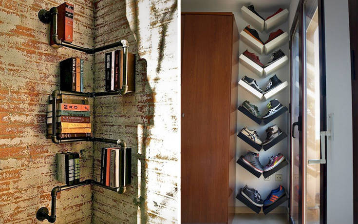 Έξυπνες αποθηκευτικές ιδέες ακόμη και για τα πιο μικρά σπίτια