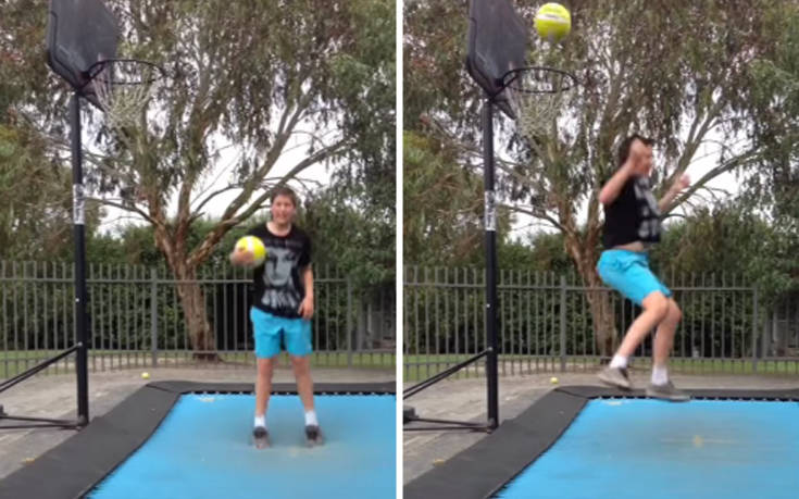 Μπάσκετ και τραμπολίνο δε συνδυάζονται