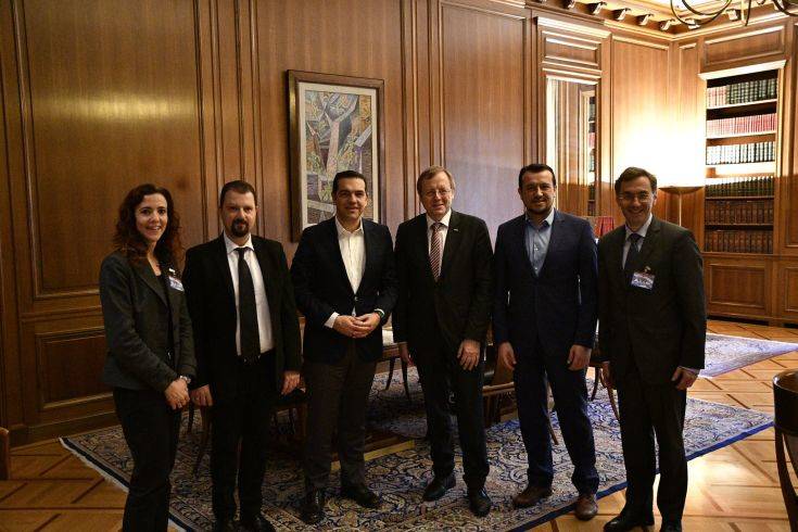 Συνάντηση Τσίπρα με τον διευθυντή του Ευρωπαϊκού Οργανισμού Διαστήματος