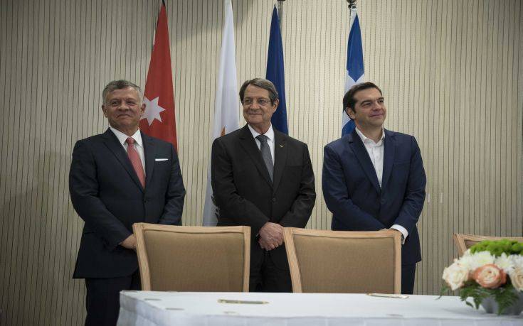 «Η τριμερής Κύπρου, Ελλάδος, Ιορδανίας επιβεβαίωσε τη στρατηγική συνεργασία των χωρών»