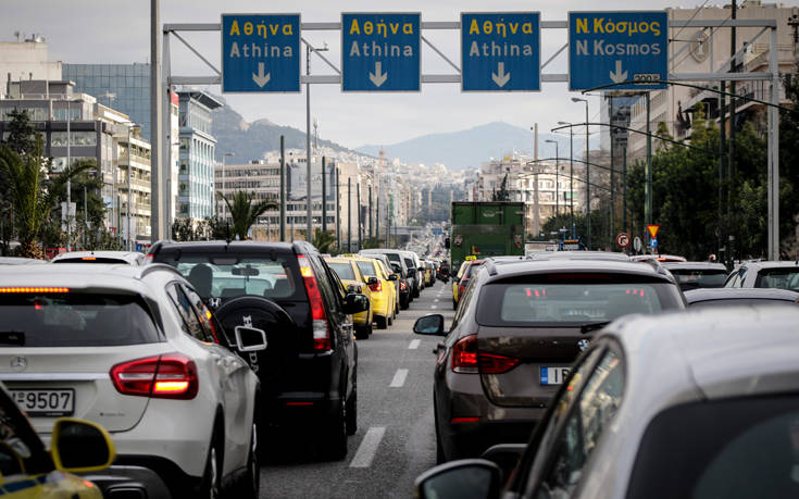 Αυξημένη κίνηση στους δρόμους λόγω των κινητοποιήσεων των ΜΜΜ