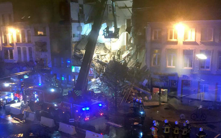 Δεκατέσσερις τραυματίες από κατάρρευση πολυκατοικίας στην Αμβέρσα