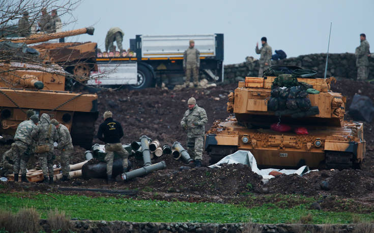 Οι Τούρκοι βάζουν έξτρα σύστημα προστασίας στα άρματα στο Αφρίν