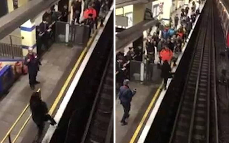 Της έπεσε το κινητό στο μετρό, βούτηξε να το πιάσει και προκάλεσε χάος