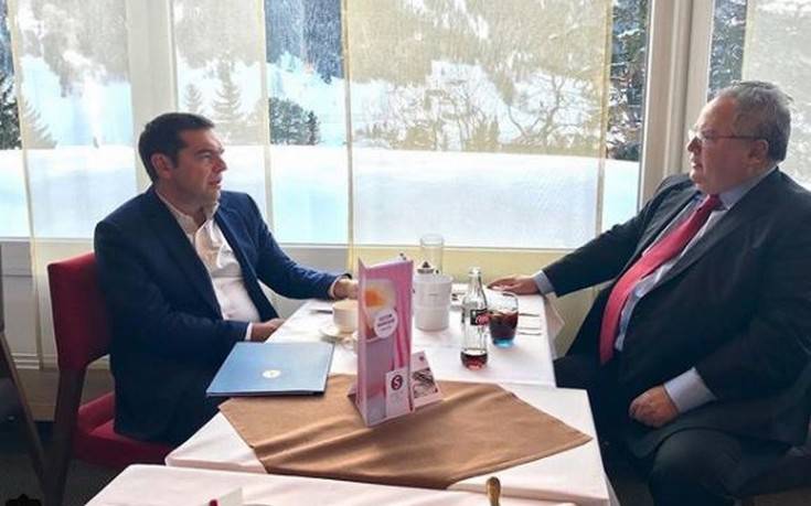 Πρωινό Τσίπρα – Κοτζιά στο Νταβός