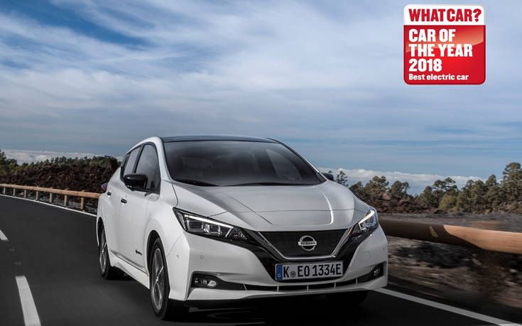 Βραβείο «Best Electric Car» για το Nissan Leaf στoν θεσμό των What Car? Awards