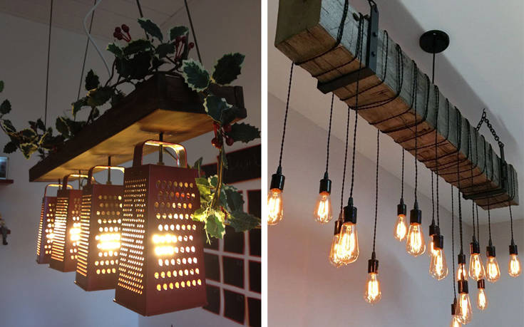 Διαφορετικά αλλά και εκκεντρικά φωτιστικά για το σπίτι