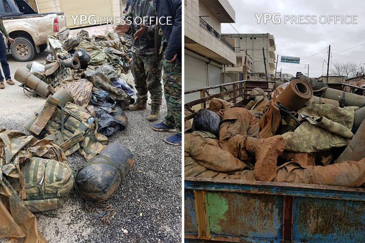 Οι πρώτες φωτογραφίες νεκρών τούρκων στρατιωτών από τις μάχες στην Αφρίν